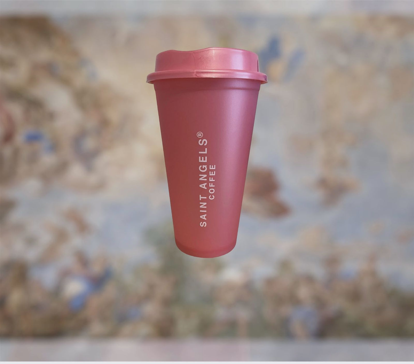 Vaso de Cafe SAINT ANGELS ROSA PASTEL